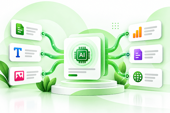 AI workflow support illustration