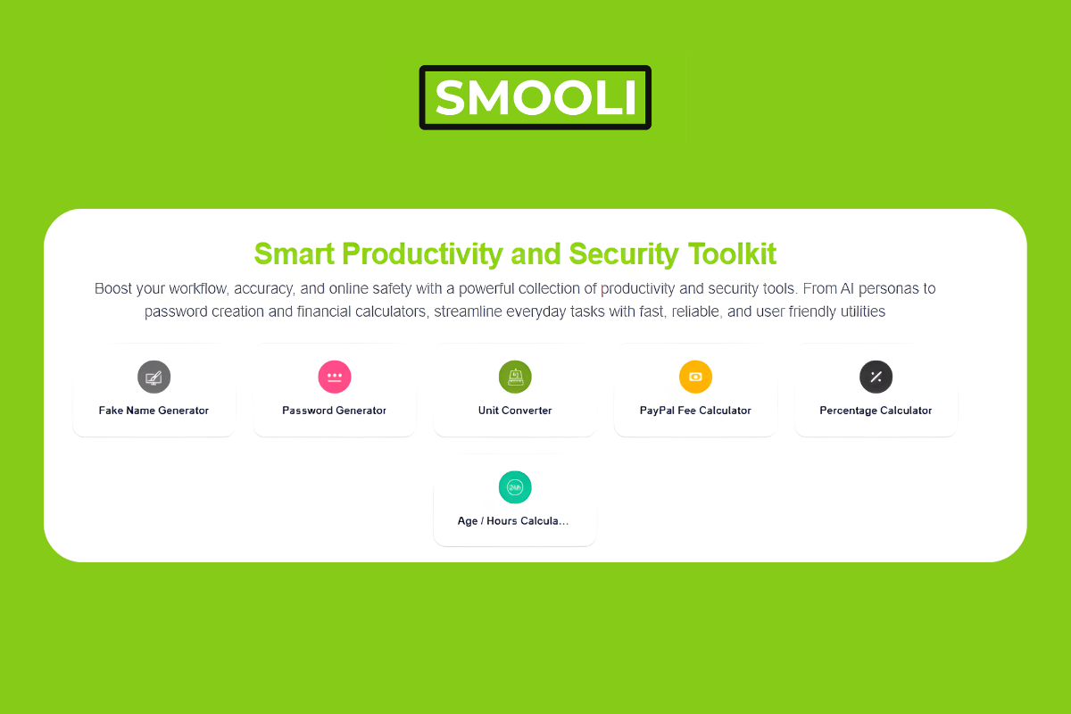 Productivity & Security Tools